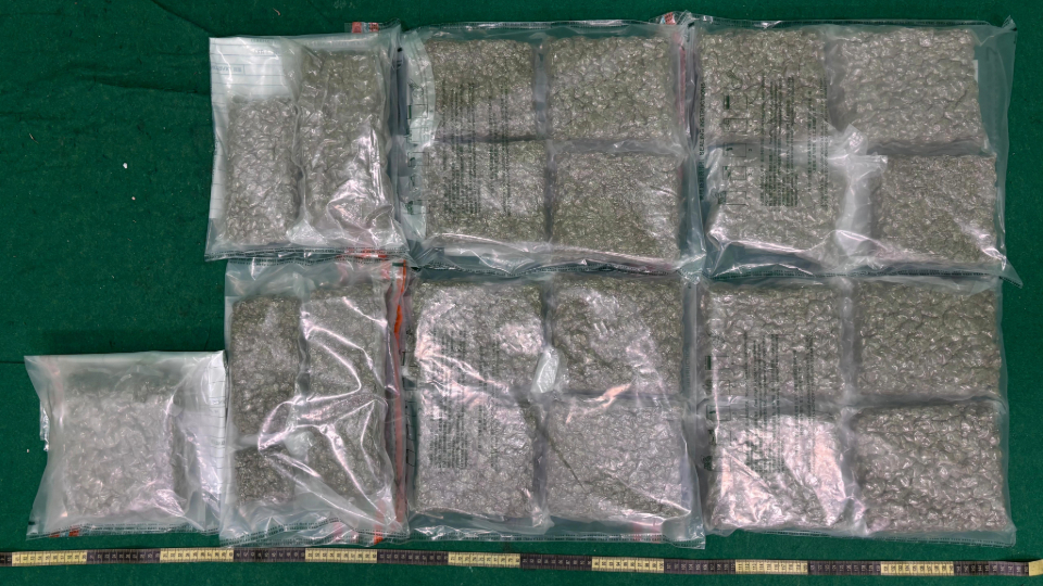 海關(guān)檢獲約220萬(wàn)元懷疑大麻花