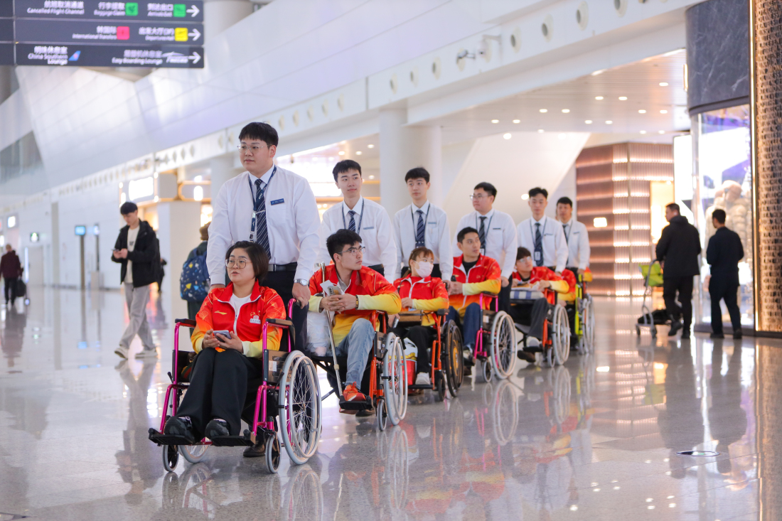 南航全力護(hù)航殘?zhí)貖W會(huì)