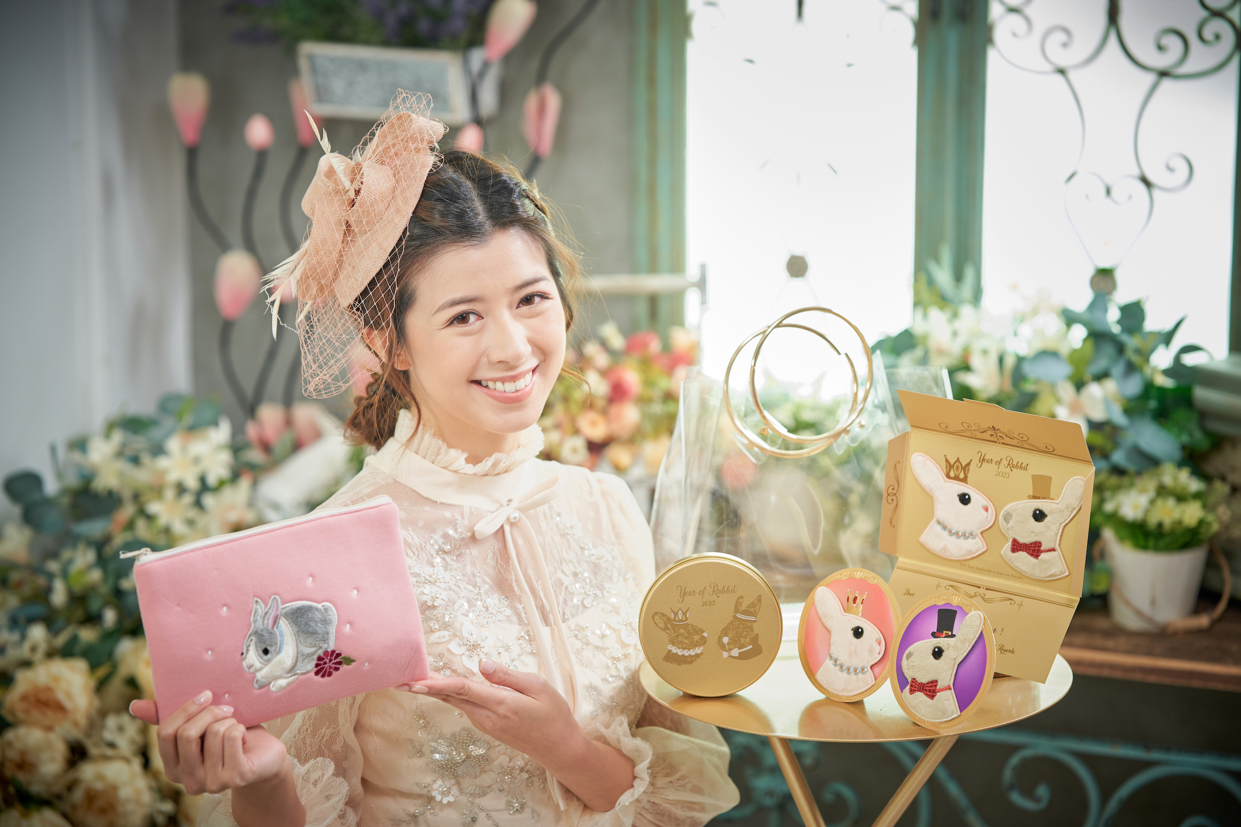 (7A) 北角匯_另備福袋「兔」裝_每套有日本直送紅粉利是袋, 【萌兔貴族】利是封2盒, 金兔賀卡1張連萌兔刺繡燙章1對(duì)_2.jpg