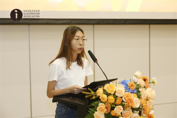 深圳市插畫協(xié)會秘書處財務(wù)負責(zé)人甘馨寧作財務(wù)情況報告.jpg