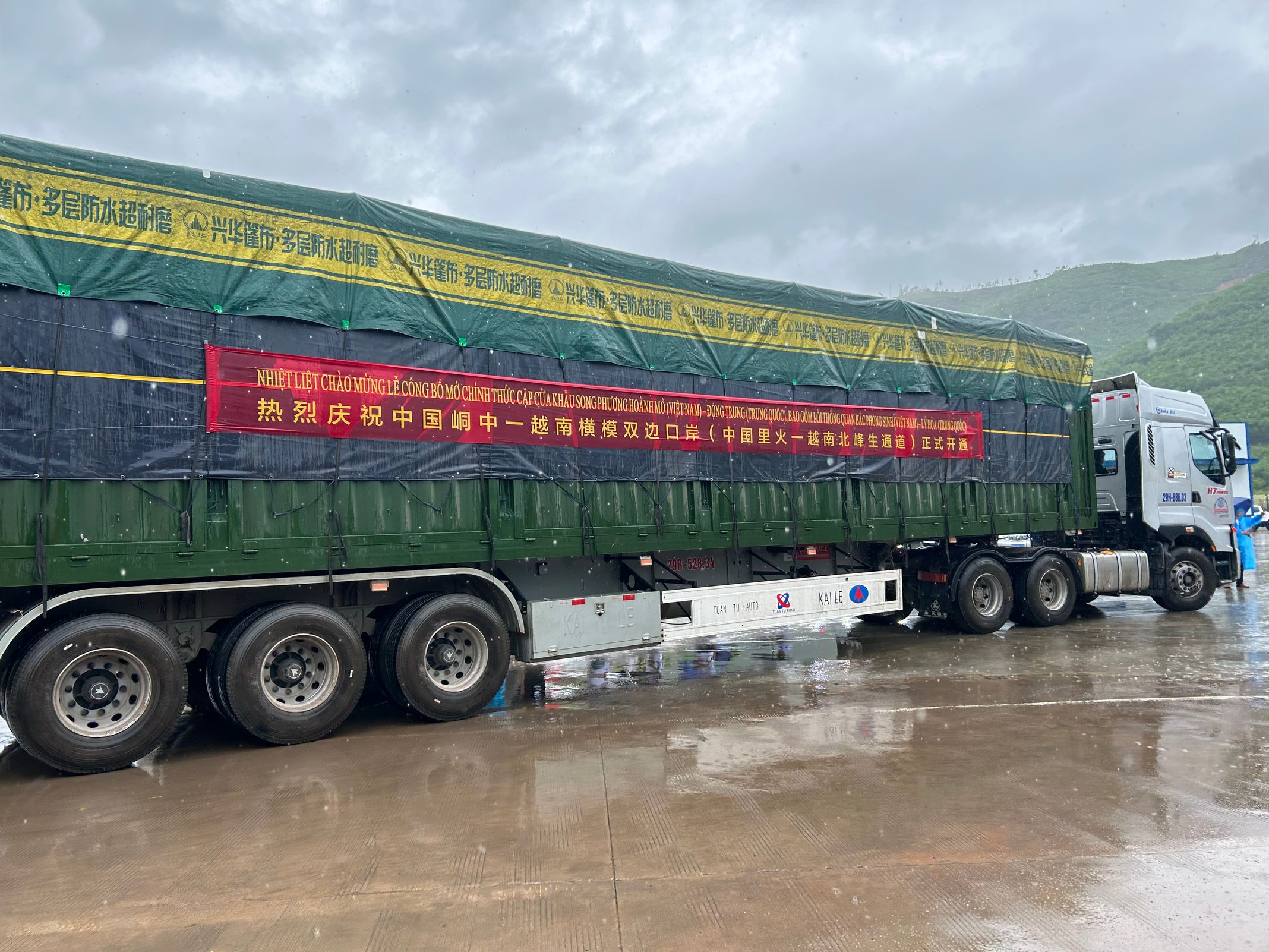 4.越方運(yùn)輸車(chē)輛駛?cè)胫袊?guó)峒中口岸.jpg