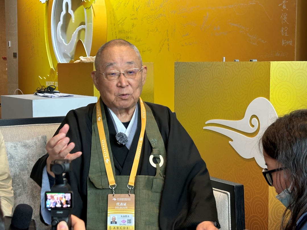 圖2圖說：國際（日中）禪文化交流協(xié)會會長大谷哲夫法師多年來致力於中日佛教友好交流交往。.jpg