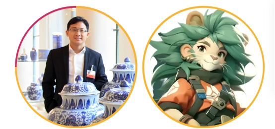 圖1《Closer and Bigger》作品由藝術(shù)家黃忠杰和網(wǎng)龍數(shù)字人偶像雪域任運(yùn)共同策劃jpg.jpg