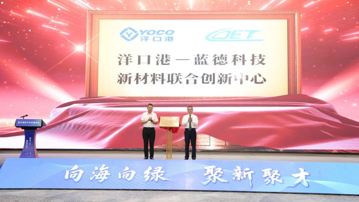 圖2：洋口港——藍(lán)德新材料聯(lián)合創(chuàng)新中心揭牌。.jpg